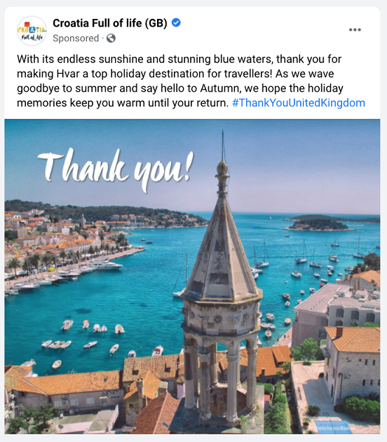 Thank You for visiting Croatia